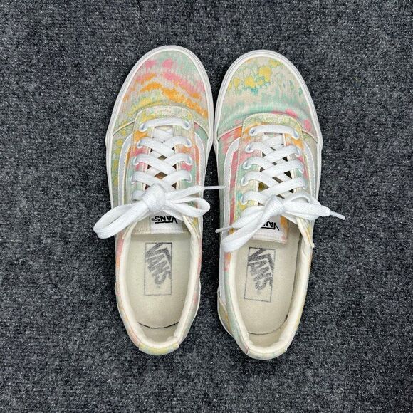 Vans Old Skool Shoes Women's Size 9 Tie Dye Low Lace Up Retro Skate Sneakers - Picture 8 of 11